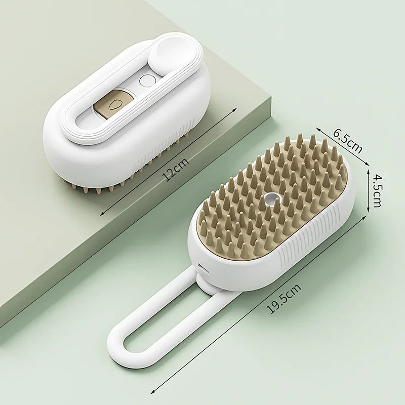 Cat Brush Hair Remover Cat Steam Brush Electric Cleaning Brush Glove for Dogs Removes Take Out Hairs Vapir Cat Accessories