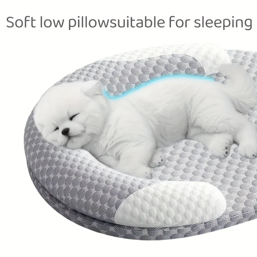 Coussin rafraîchissant en soie frais pour chien et chat