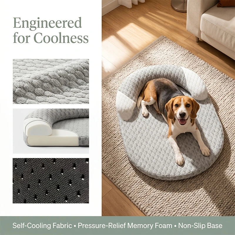 Coussin rafraîchissant en soie frais pour chien et chat