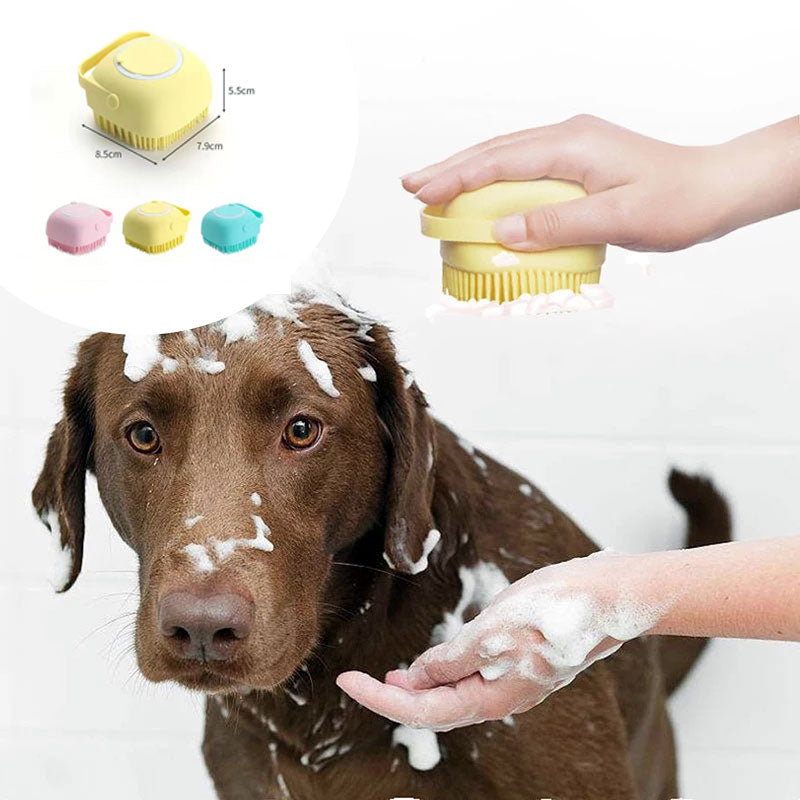 Transform Bath Time into a Spa Experience with Our Silicone Dog Bath Massage Gloves - Perfect for Grooming and Cleaning Your Pet!