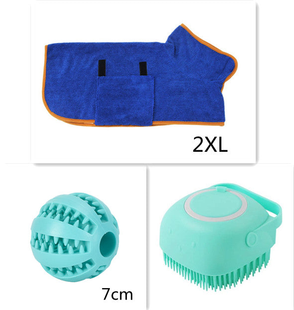 Transform Bath Time into a Spa Experience with Our Silicone Dog Bath Massage Gloves - Perfect for Grooming and Cleaning Your Pet!